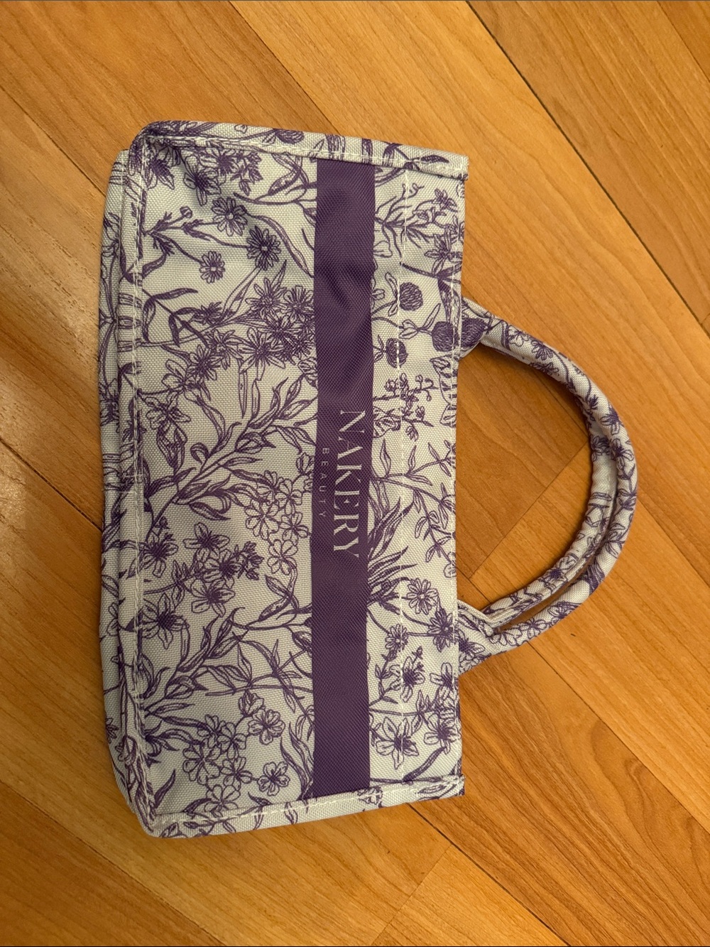 Nakery Purple Floral Tote Bag